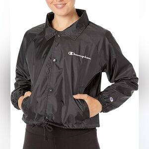 CHAMPION Women’s Heritage Woven Coaches Jacket Windbreaker Size XL Athleisure